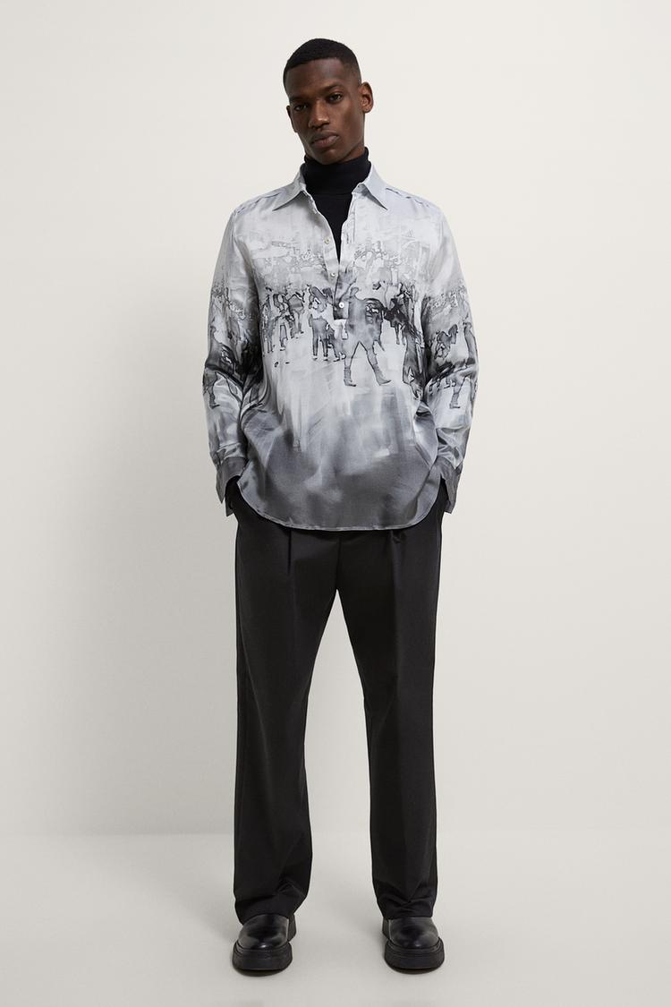 Gemustertes Hemd Limited Edition Zara Deutschland Germany