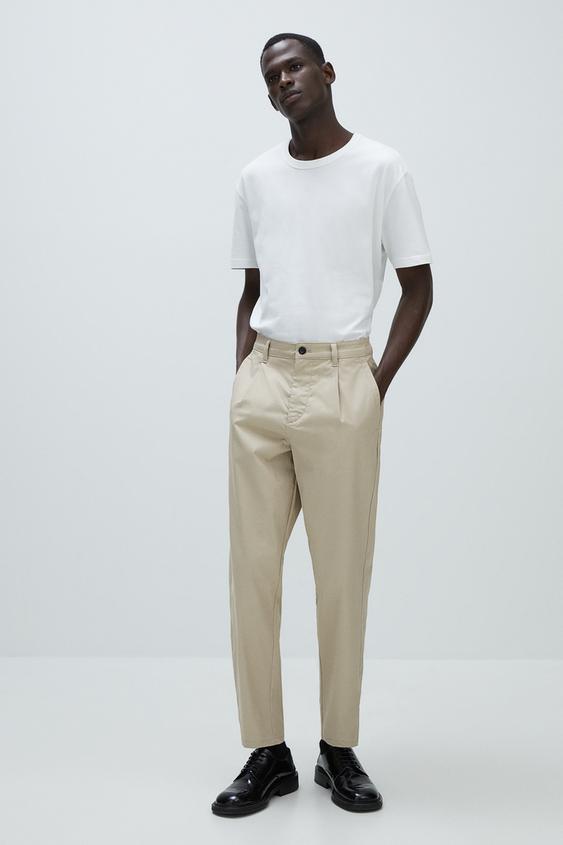 Pantalones Chinos Para Hombre Zara Peru