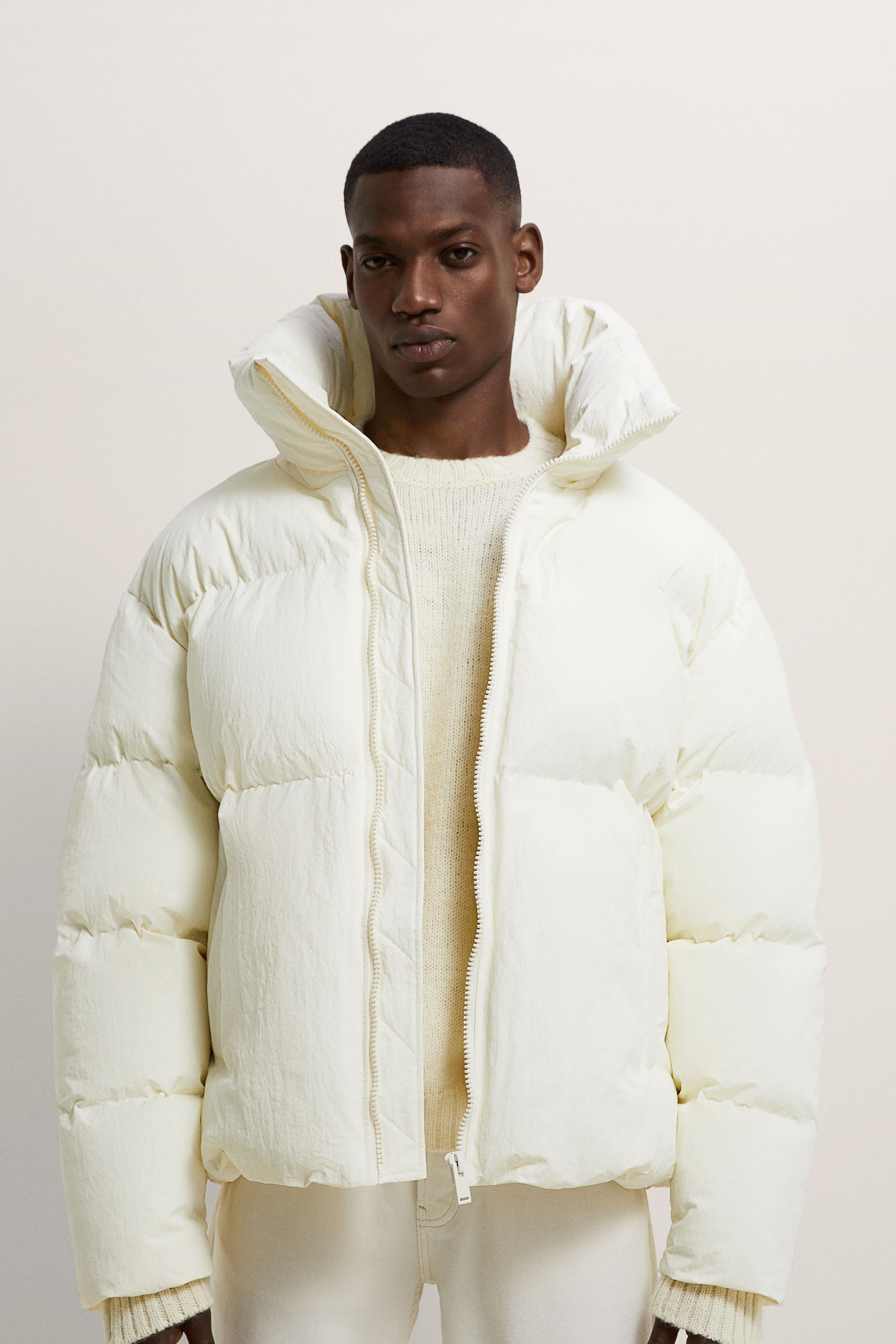 Zara boxy fit puffer jacket Clearance