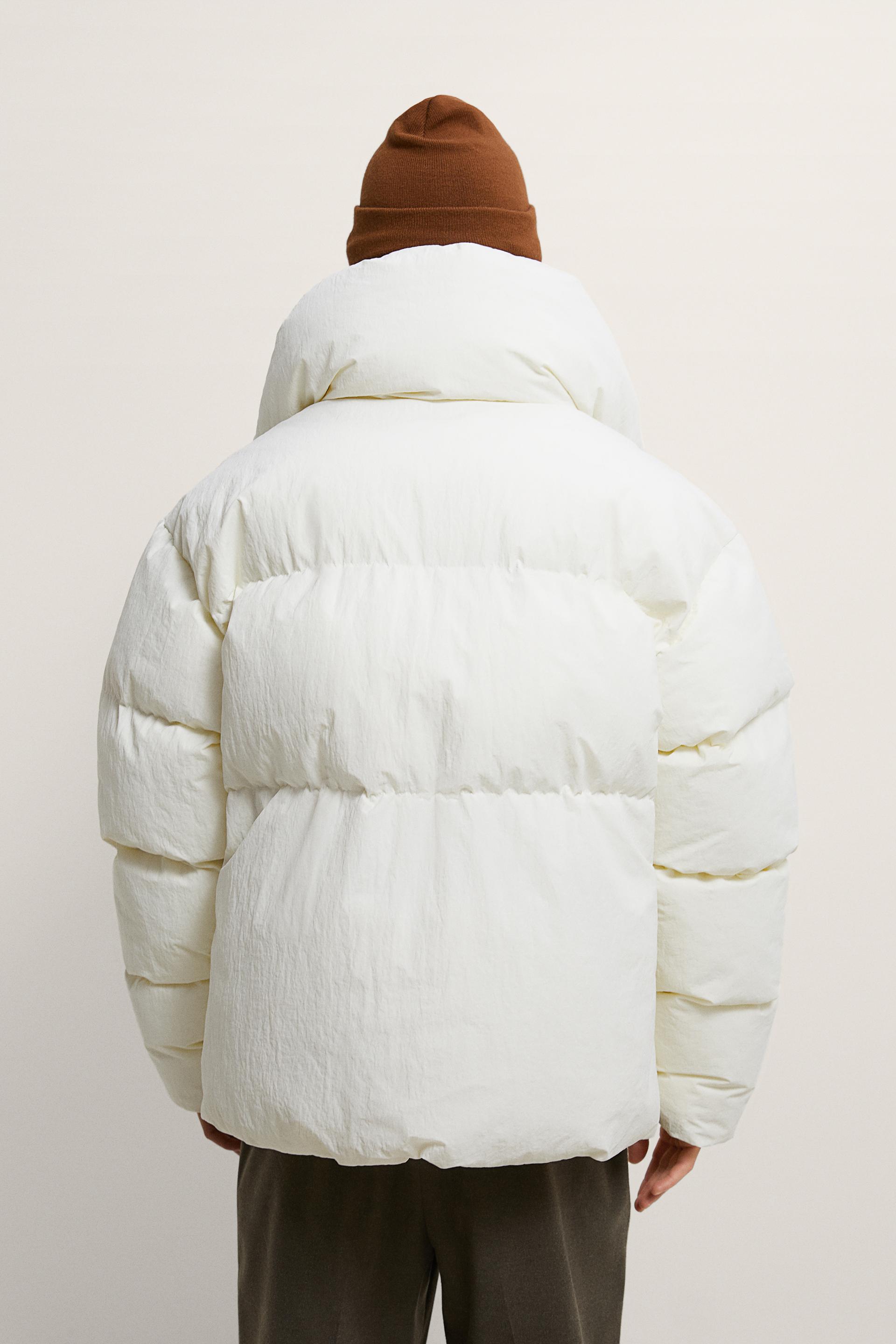 Zara boxy fit puffer jacket Clearance