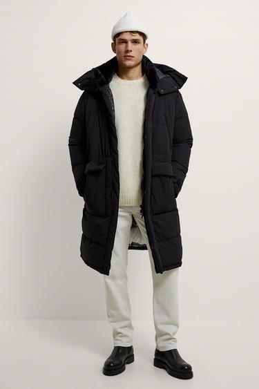Schwarze Und Lange Mantel Herren Online Sale Zara Deutschland