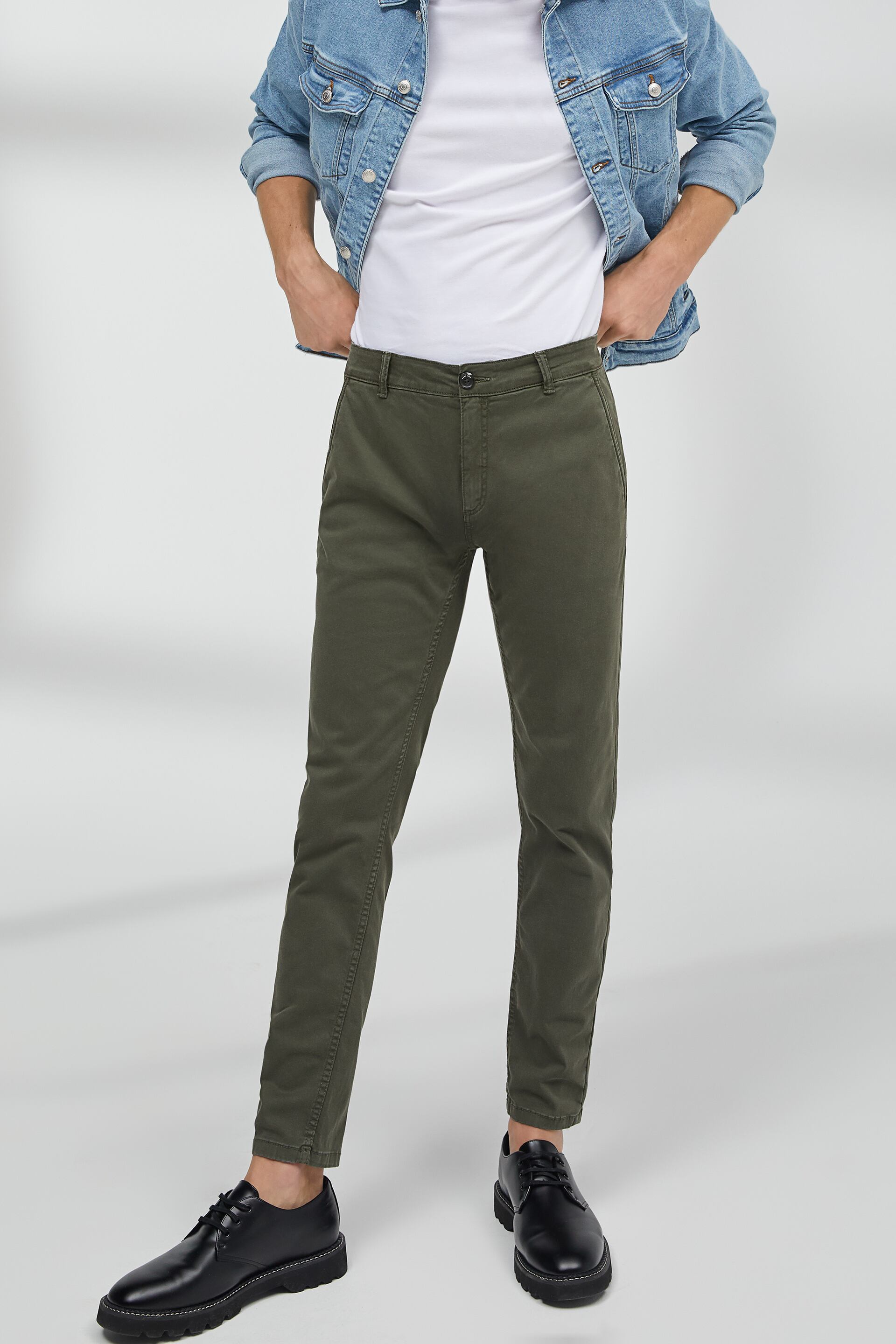 Khaki /& Camel Available in Navy RRP £22.99 Zara Men/'s Skinny Chino Trousers