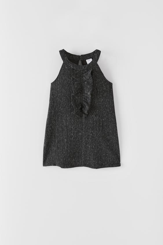 DRESS WITH BIB FRONT