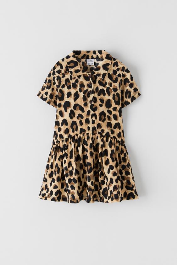 TEXTURED DRESS WITH BUTTONS