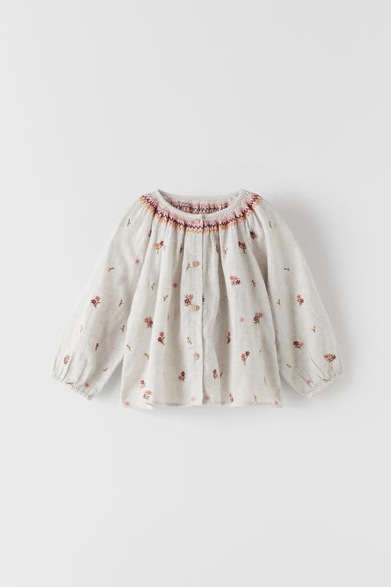 ベビーブラウス シャツ 女の子 3ヶ月 5歳 オンラインセール Zara 日本