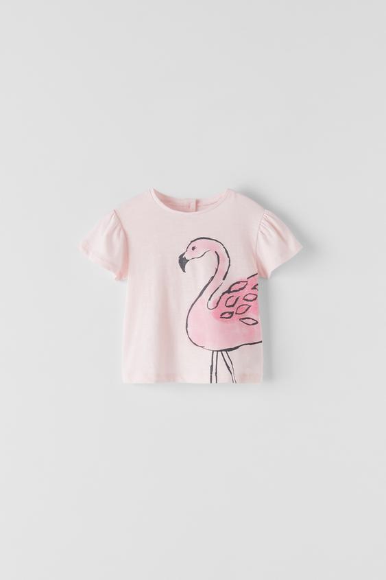 ANIMAL PRINT T-SHIRT WITH SHINY DETAILS