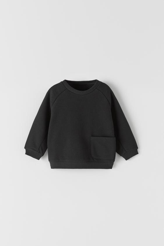 OVERSIZED SWEATSHIRT WITH FLAP POCKET