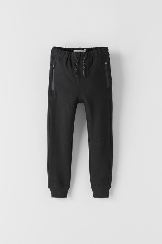 PLUSH PIQUÉ TROUSERS