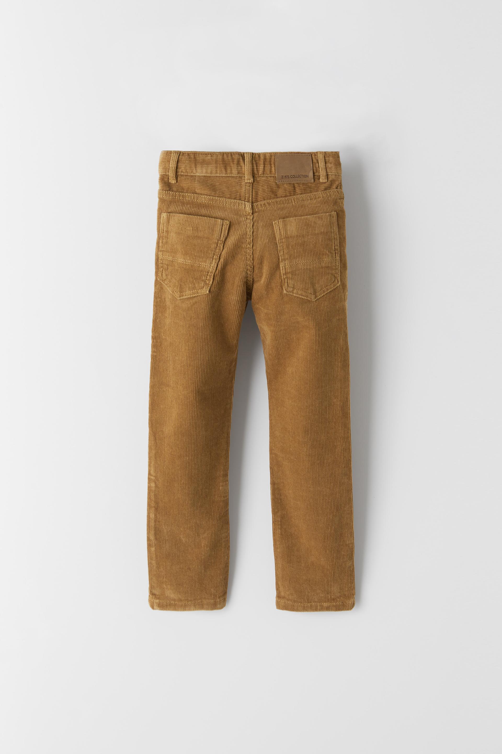 Straight Corduroy Trousers Zara United Kingdom