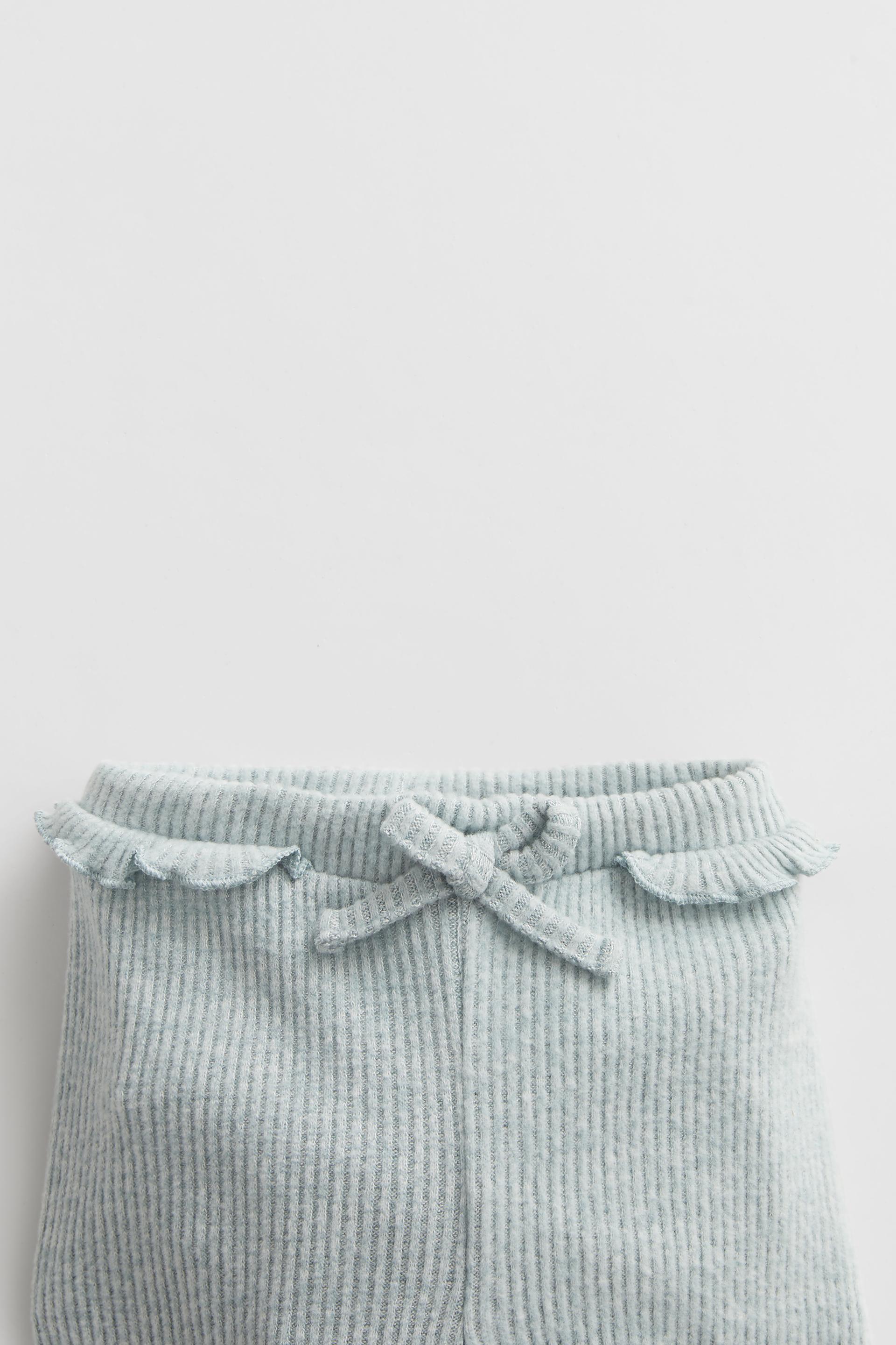 Soft Feel Ribbed Leggings Zara United States