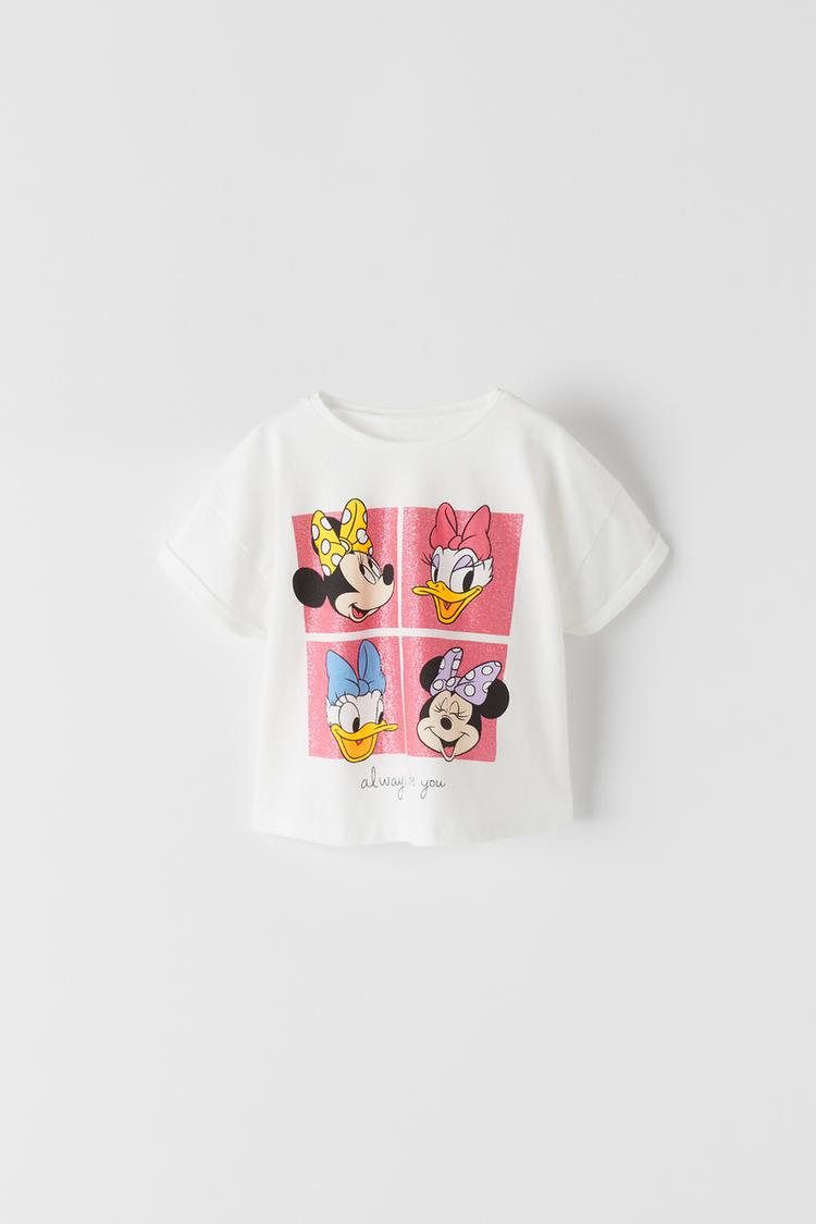 ミニーマウス デイジー C ディズニー tシャツ Zara Japan 日本
