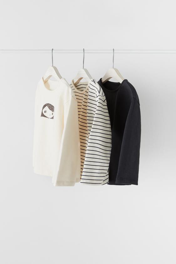 3-PACK OF PRINTED T-SHIRTS