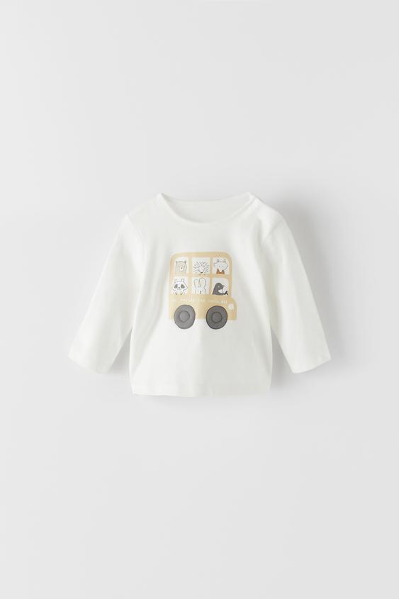 BUS T-SHIRT WITH APPLIQUÉS