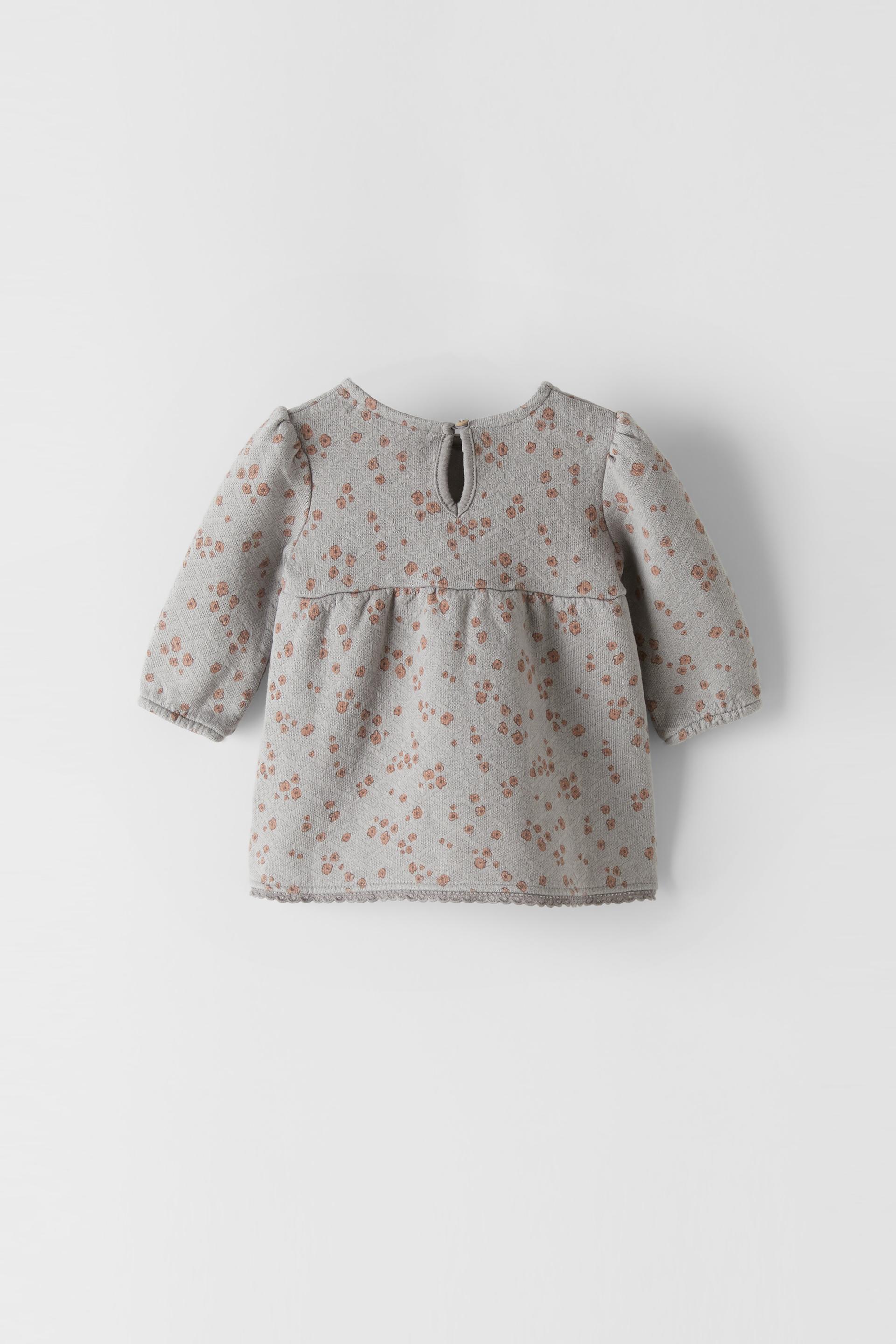 フラワー柄ジャガードワンピース Zara Japan 日本