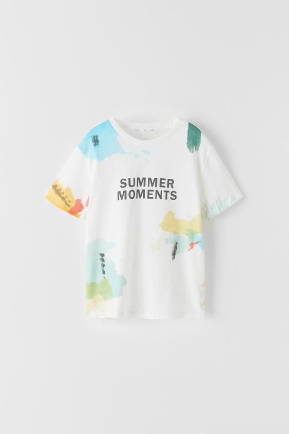 PAINT SPLATTERED T-SHIRT