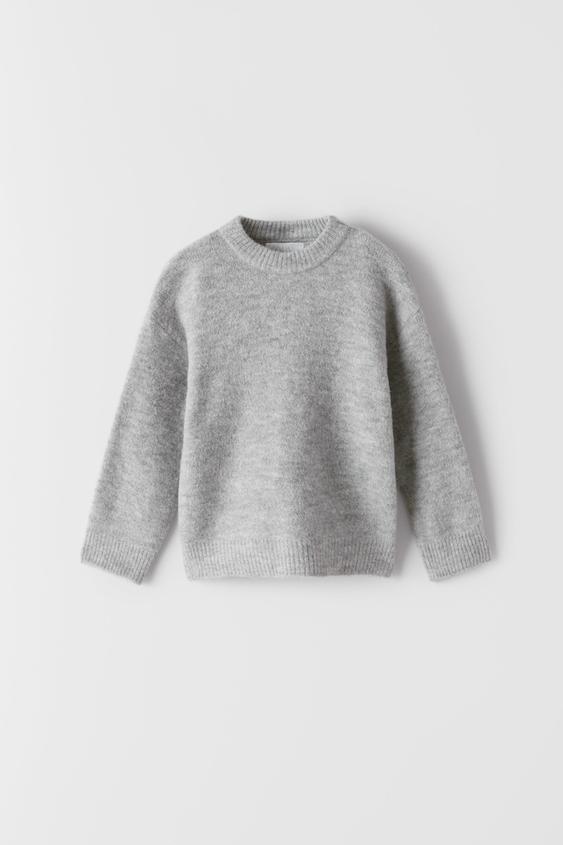 PLAIN KNIT SWEATER
