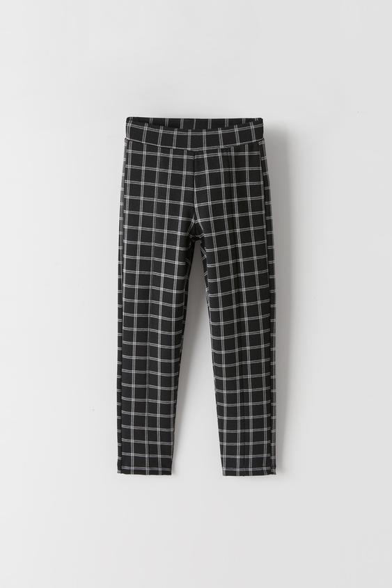 CHECK PONTE DI ROMA KNIT LEGGINGS