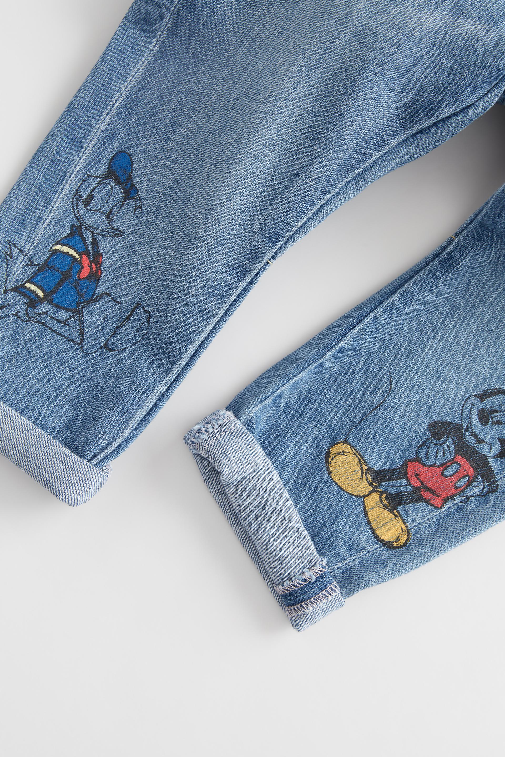 ミッキーマウス C Disney レギュラーデニムパンツ Zara Japan 日本 ミッキーマウス C Disney レギュラーデニムパンツ Zara Japan 日本