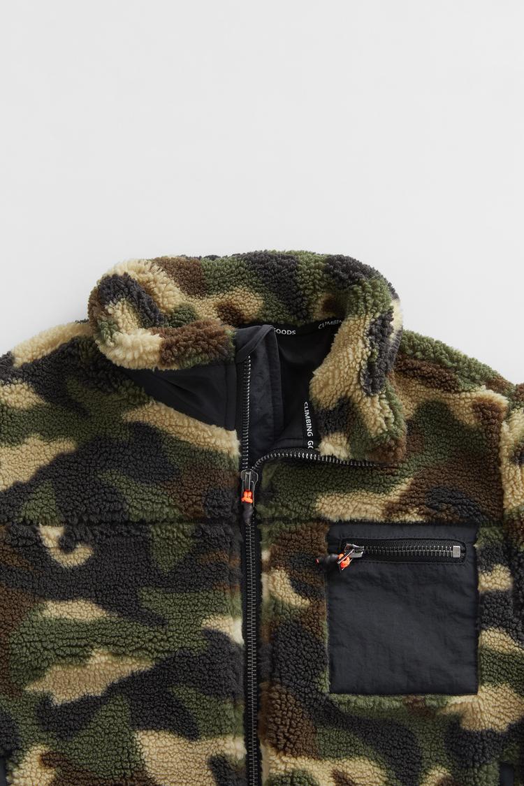 Grune Jacke Aus Lammfellimitat Zara Deutschland Germany