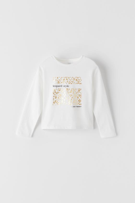 FOIL PRINT T-SHIRT