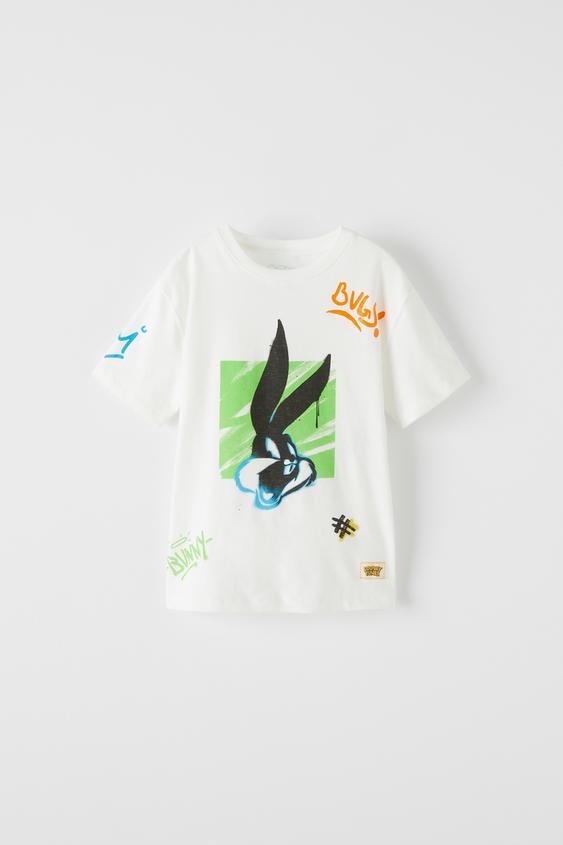 バッグス バニー ルーニー テューンズ C ワーナーブラザーズ tシャツ Zara Japan 日本