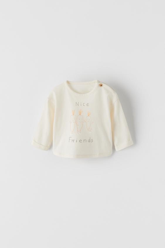 CARROT PRINT T-SHIRT