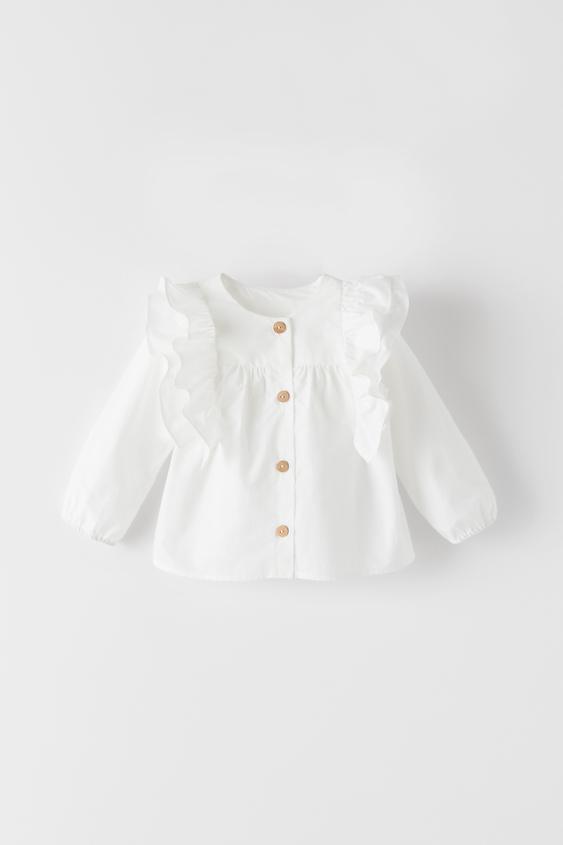 ベビーブラウス シャツ 女の子 3ヶ月 5歳 オンラインセール Zara 日本