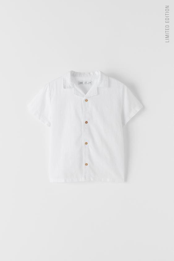 Erkek Cocuk Kisa Kollu Gomlek Zara Turkiye