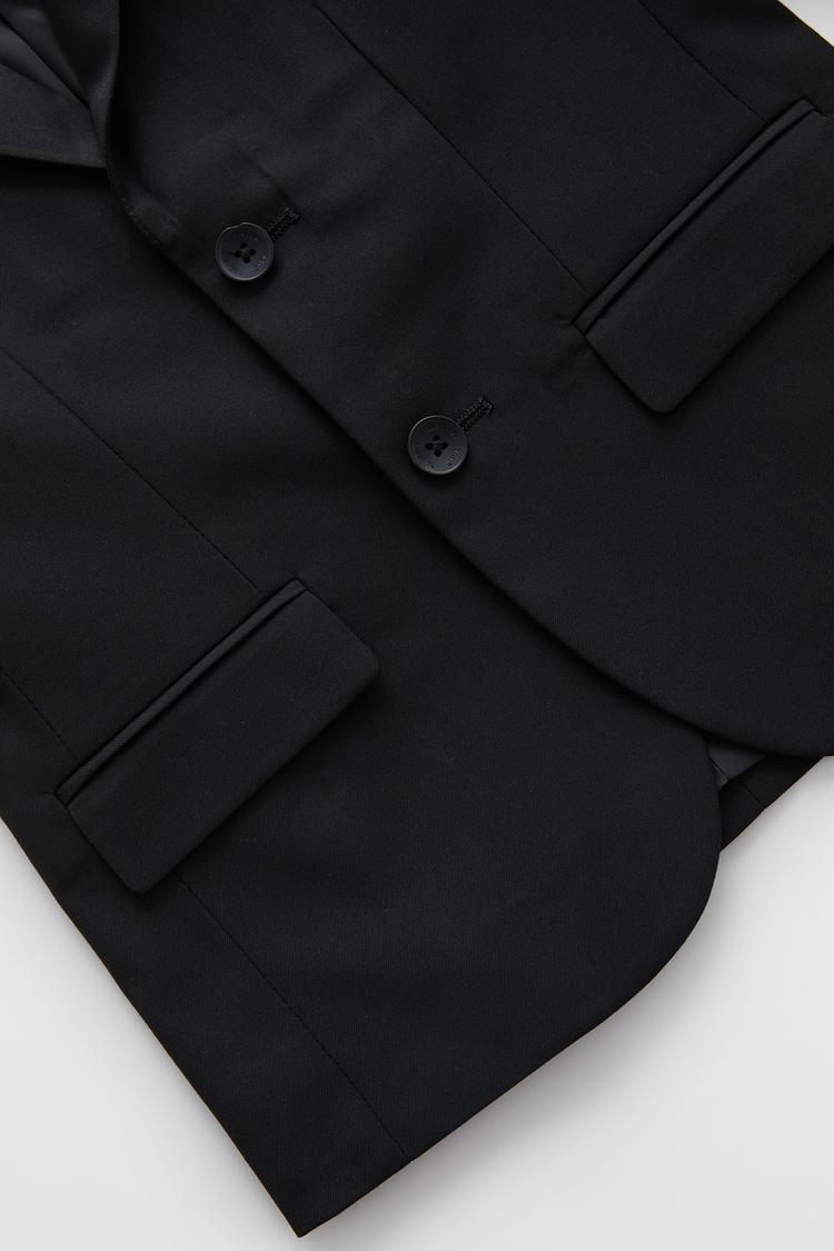 コントラストサテン スーツブレザー Zara Japan 日本