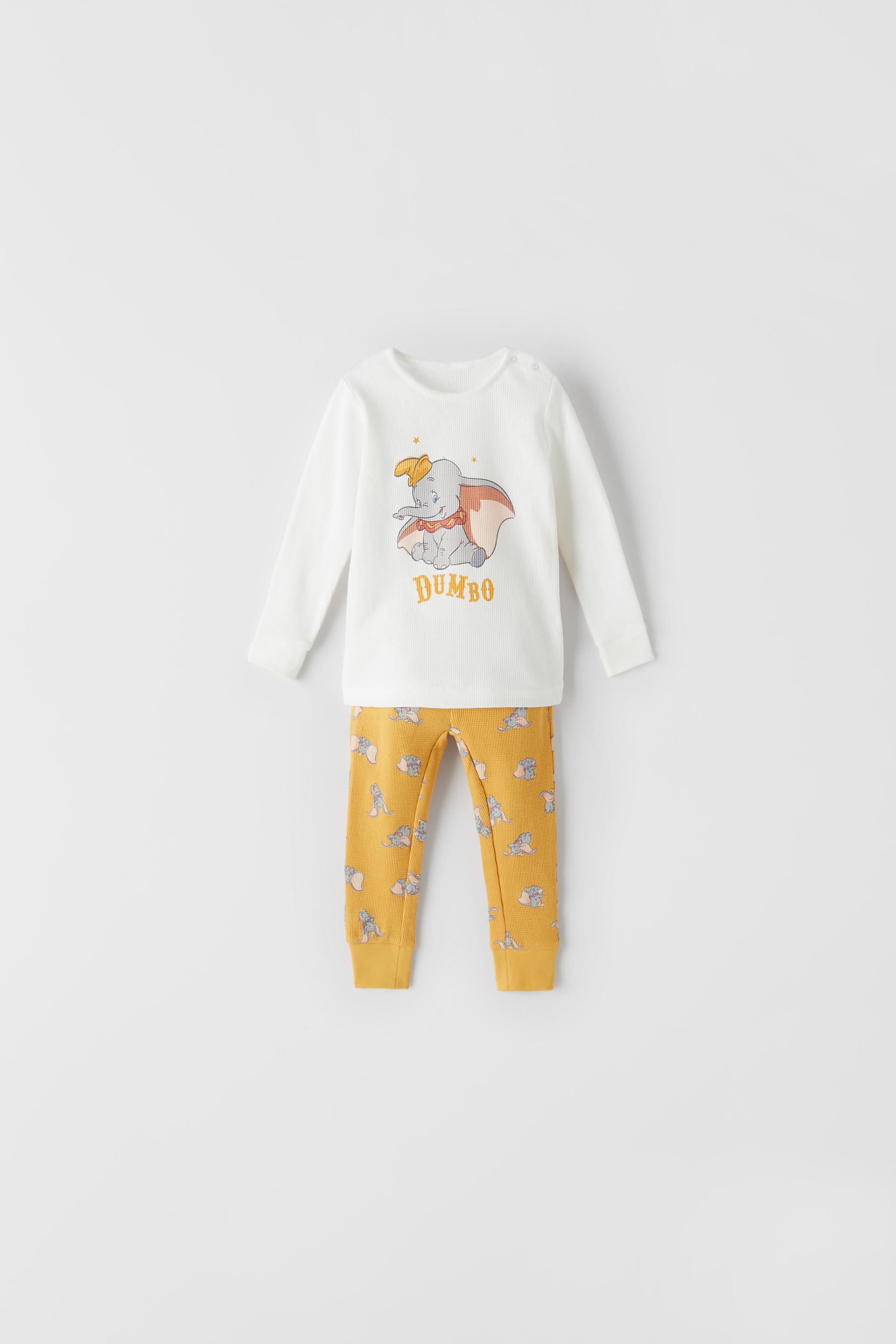 Gofre Dokulu Dumbo C Disney Desenli Pijama Takimi Zara Turkiye Turkey