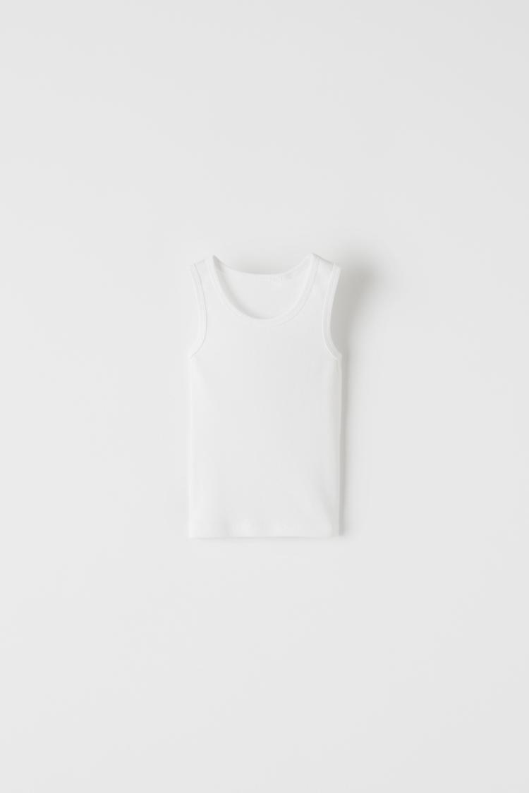 zara vest top