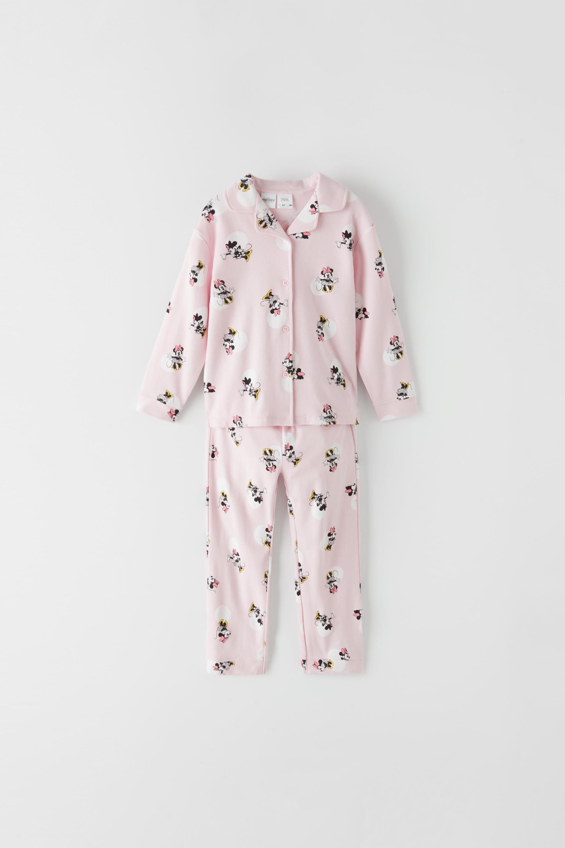 Minnie Mouse C Disney Desenli Pijama Takimi Zara Turkiye Turkey