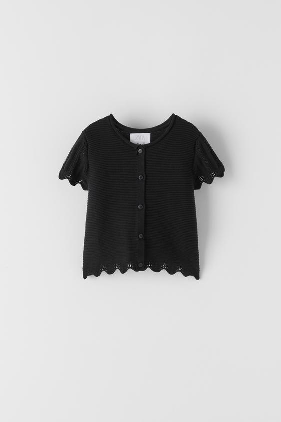 KNIT CROCHET TOP