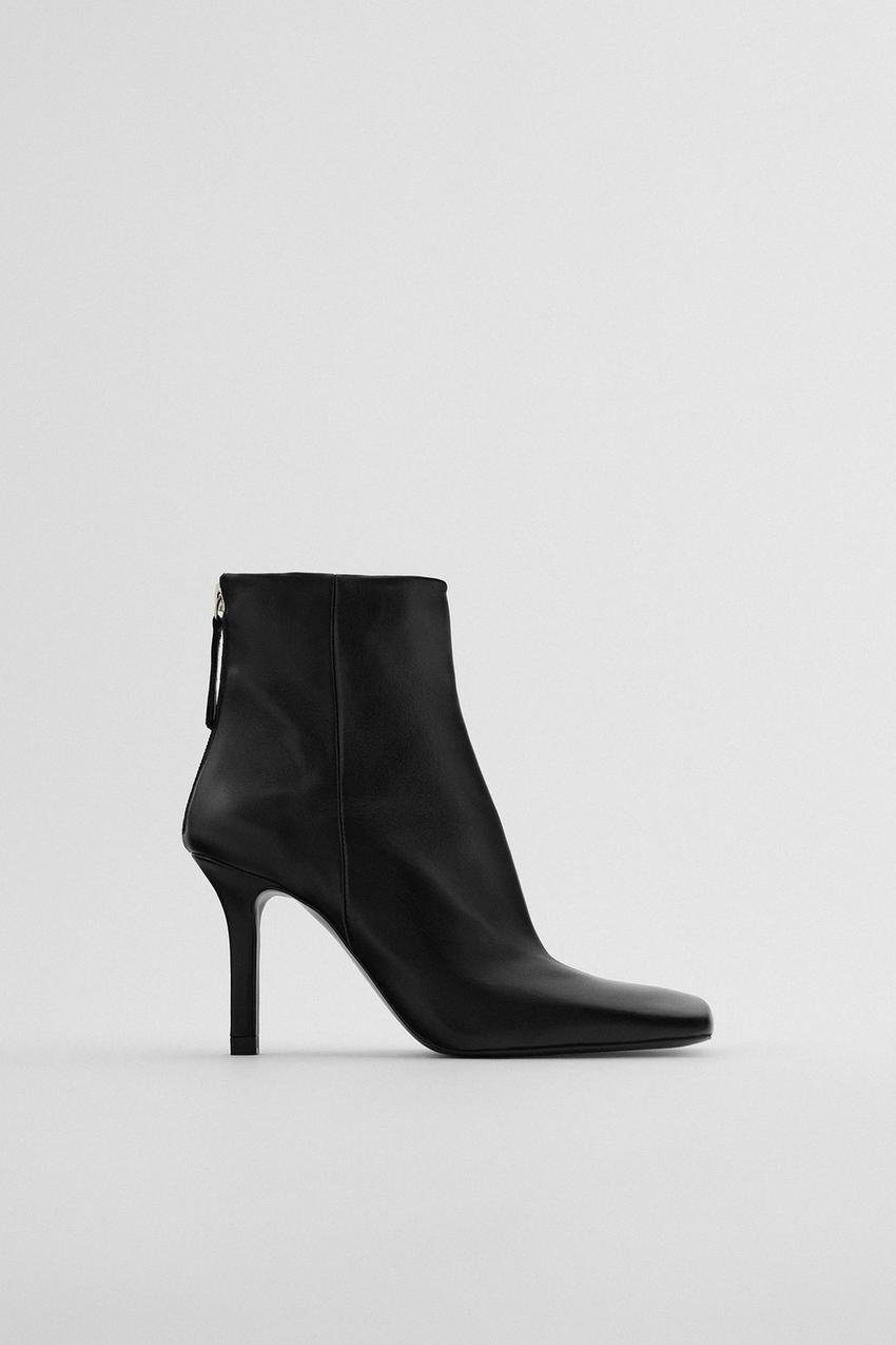 zara high heeled boots