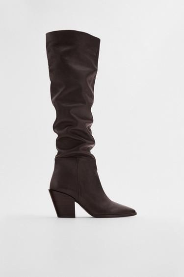 Braune Damenstiefel Online Sale Zara Deutschland