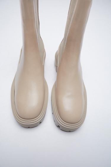 Ecru boots zara clearance