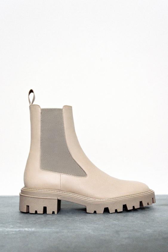 zara elastic boots