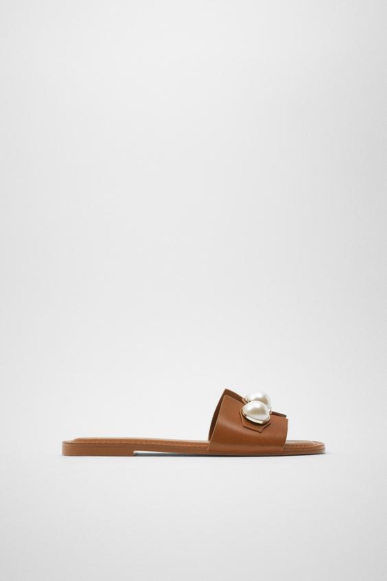 Zara slides womens Clearance