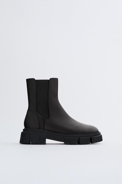 leather ankle boots