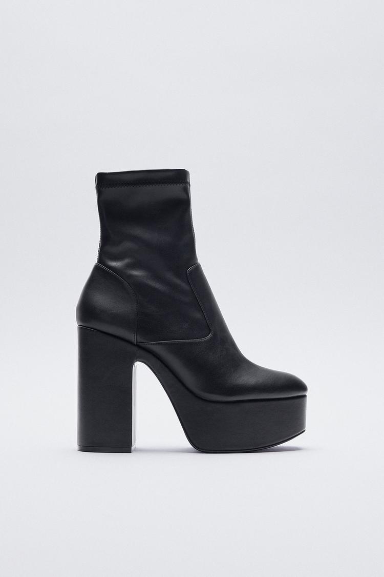 Platform Ankle Boots Zara United Kingdom