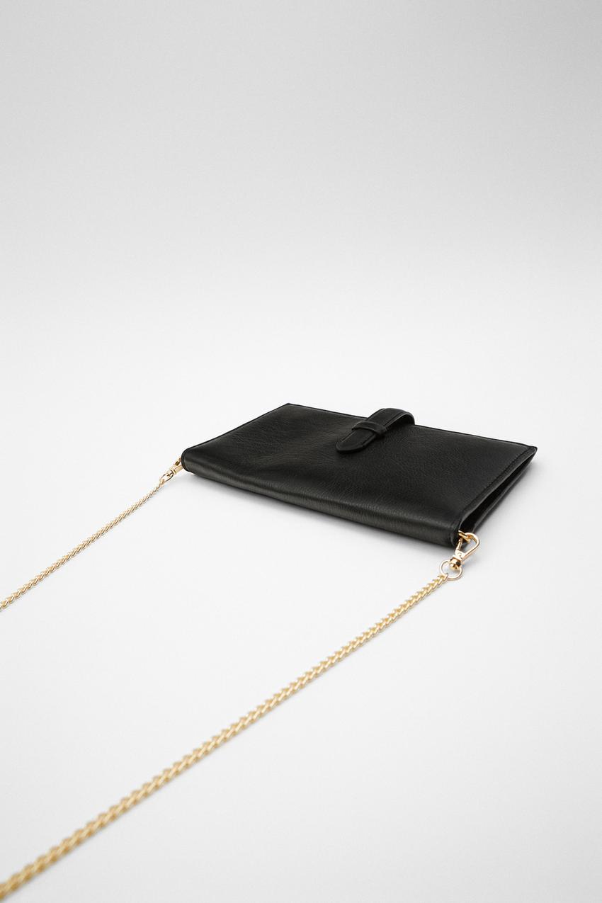 Leather Wallet Bag Zara United States