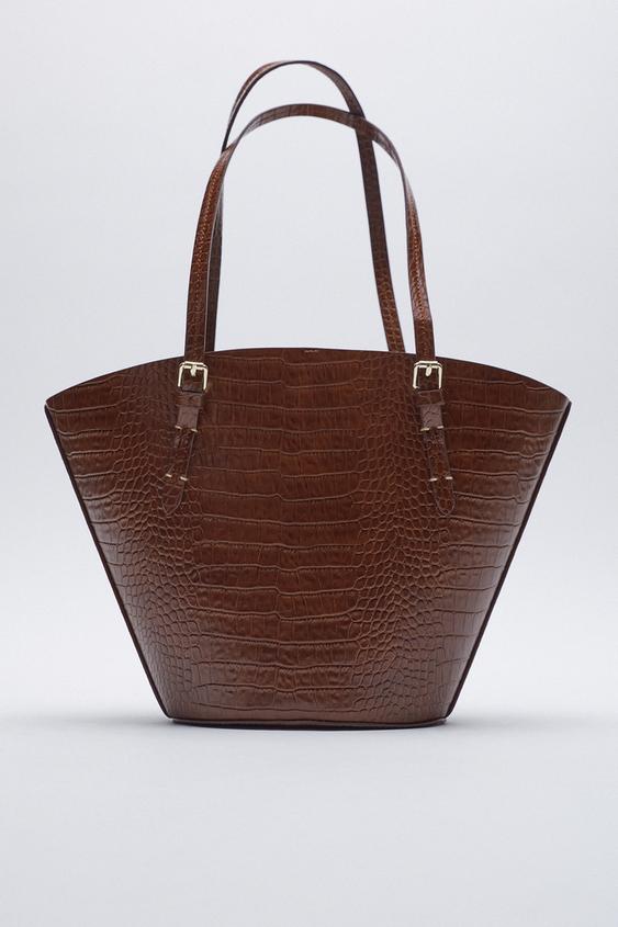 アニマルエンボス トートバッグ Zara Japan 日本 アニマルエンボス トートバッグ Zara Japan 日本