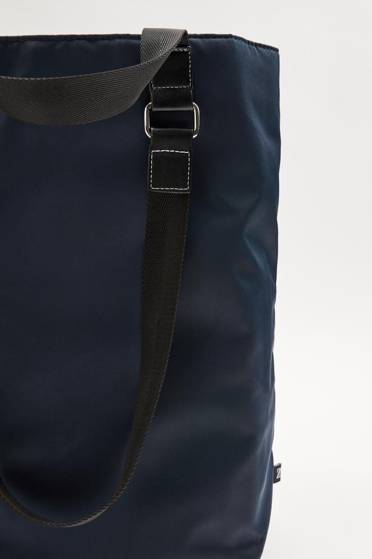 Nylon Tote Bag Zara International