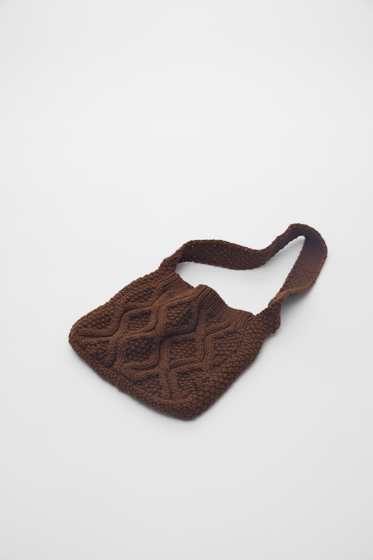 KNITTED CROSSBODY BAG