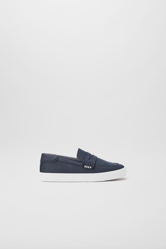 CONTRAST SOLE SPORTY LOAFERS