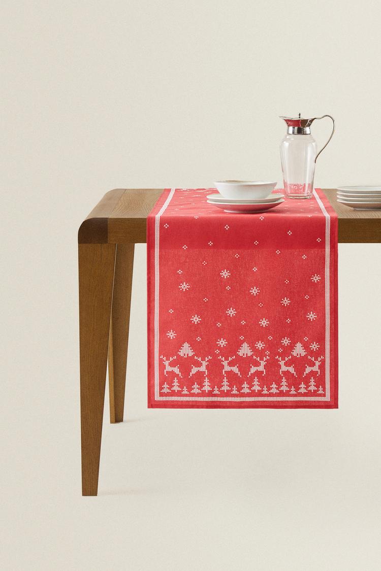 トナカイ クリスマス テーブルランナー Zara Japan 日本