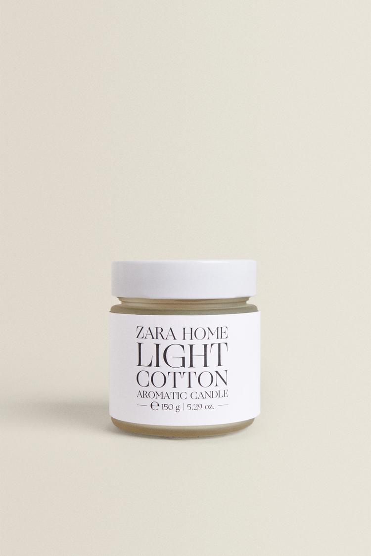 Light Cotton アロマキャンドル 150 G Zara Japan 日本