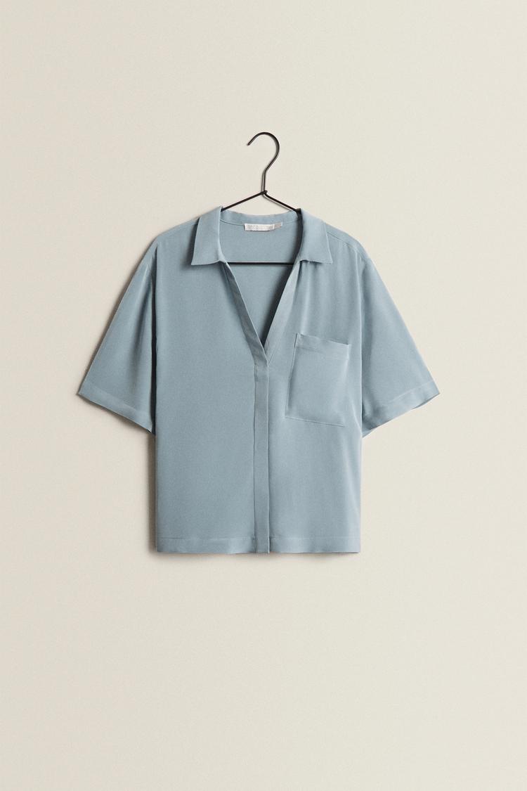 Fliessendes Hemd Zara Deutschland Germany