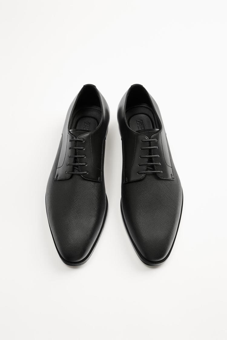 black dress shoes shiny