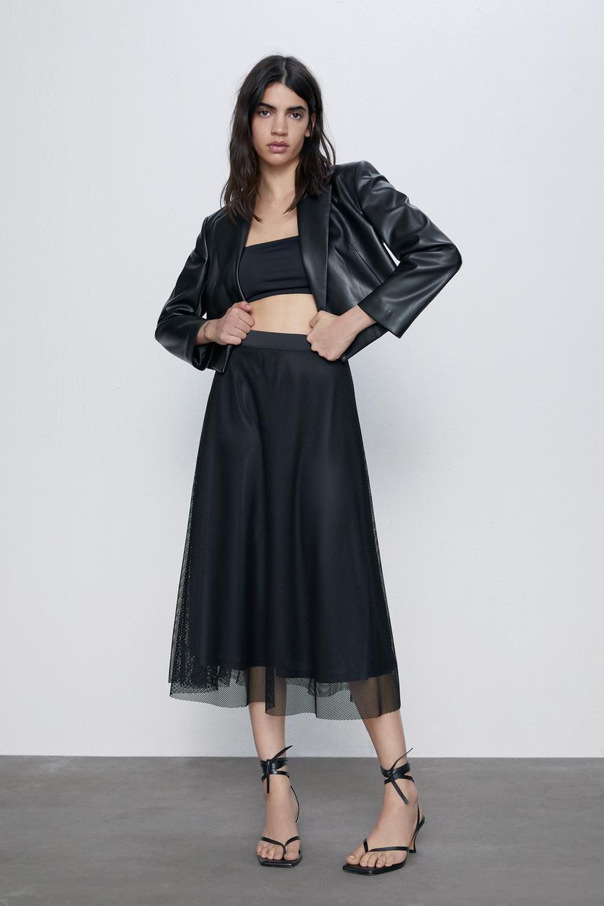 Mesh Midi Skirt Zara South Africa